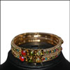 Multi colour Stone  Bangles Set - Item code: 20 - Click here to View more details about this Product